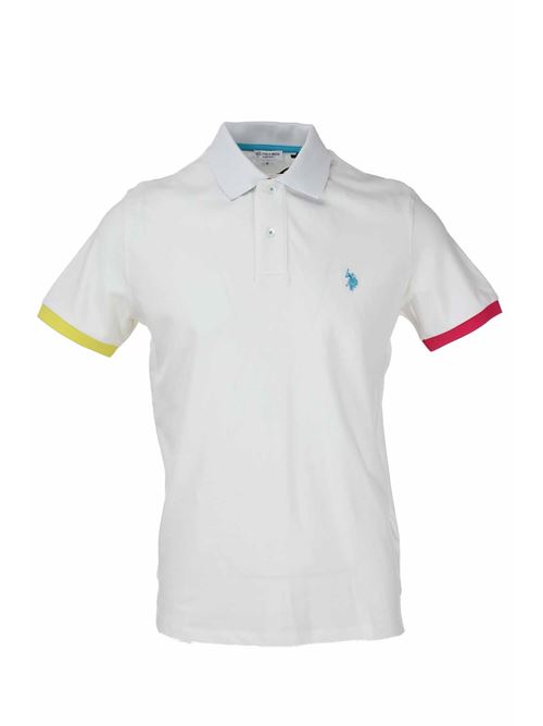 Polo mezza manica profili multicolor US Polo Assn | Polo | 6015450336101