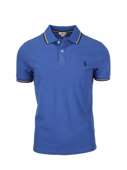 Polo mezza manica in piquet unito US Polo Assn | Polo | 6145651711137