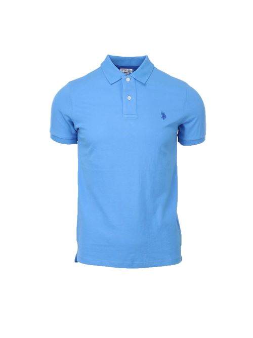 Polo mezza manica tinta unita con logo US Polo Assn | Polo | 6507941029130