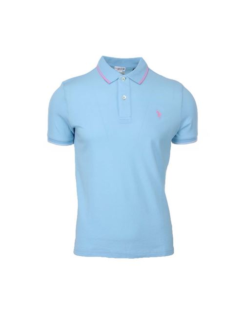 Polo mezza manica con profili in contrasto US Polo Assn | Polo | 6615851711103