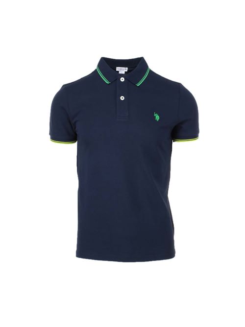 Polo mezza manica con profili in contrasto US Polo Assn | Polo | 6615851711179