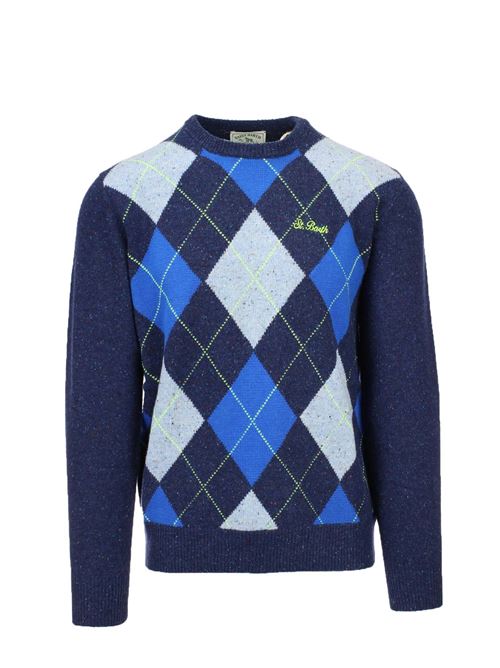 Maglia pullover girocollo rombi Donegal Argyle Saint Barth MC2 | Maglie | HER0210701E6117