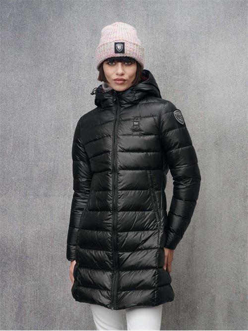 AGNES long hooded down jacket BLAUER | Coats & Parkas | BLDK03037006950999