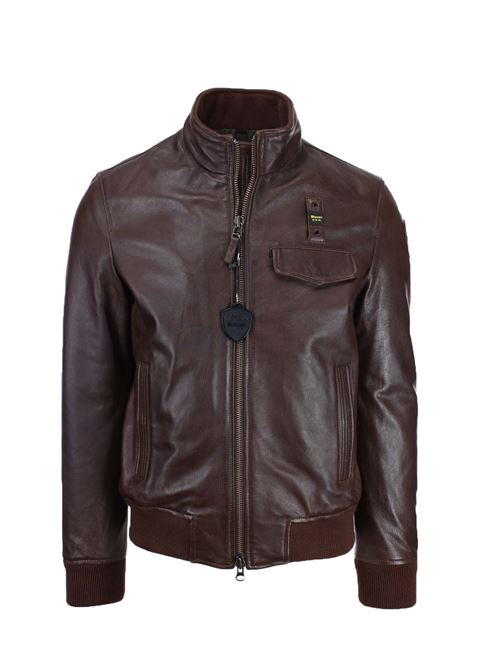  BLAUER | Leather Jackets | BLUL01566007010364