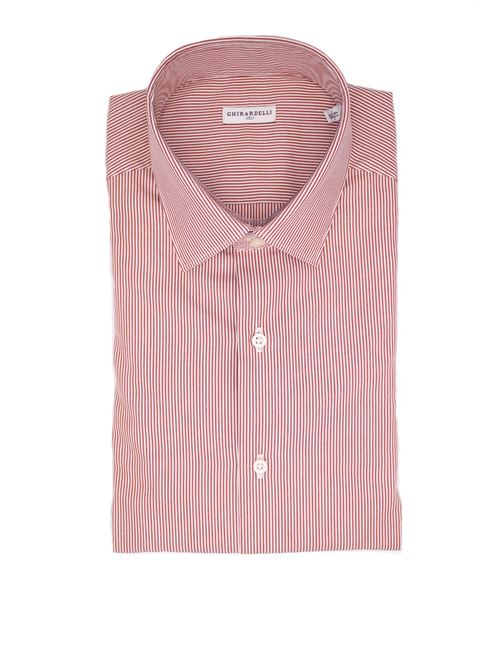 Camicia manica lunga riga in cotone GHIRARDELLI | Camicie | P69B508E530705