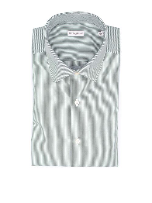 Camicia manica lunga riga in cotone GHIRARDELLI | Camicie | P69B508E530706