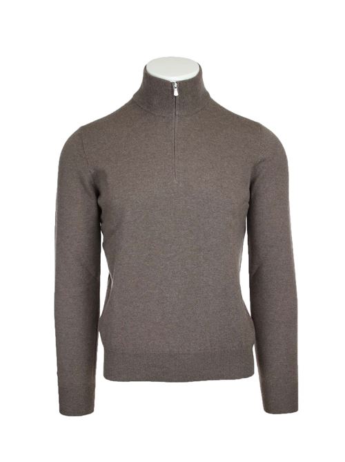 Lupetto zip in lana e cachemire Gran Sasso | Maglie | 5512619690123