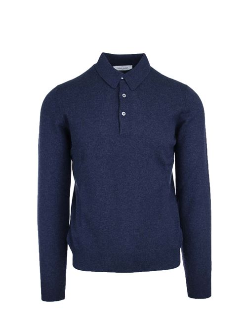 Maglia polo 3 bottoni in lana Gran Sasso | Maglie | 5513219690589