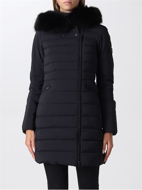 Long down jacket with fur Seriola04Fur Peuterey | Coats & Parkas | SERIOLAML04FUR808