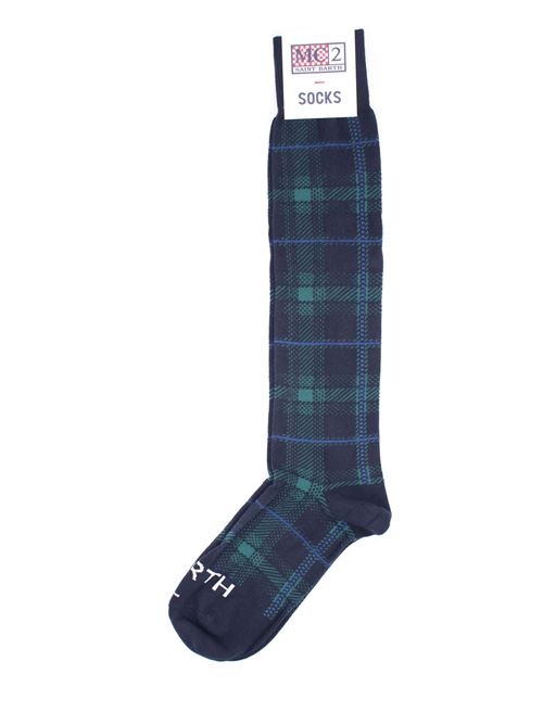 Calze lunghe fantasia Tartan Saint Barth MC2 | Calze | SOX100537G65